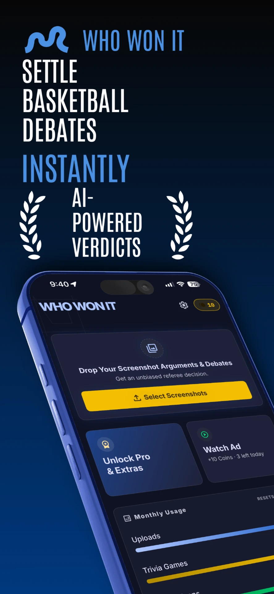 Who Won It app hero